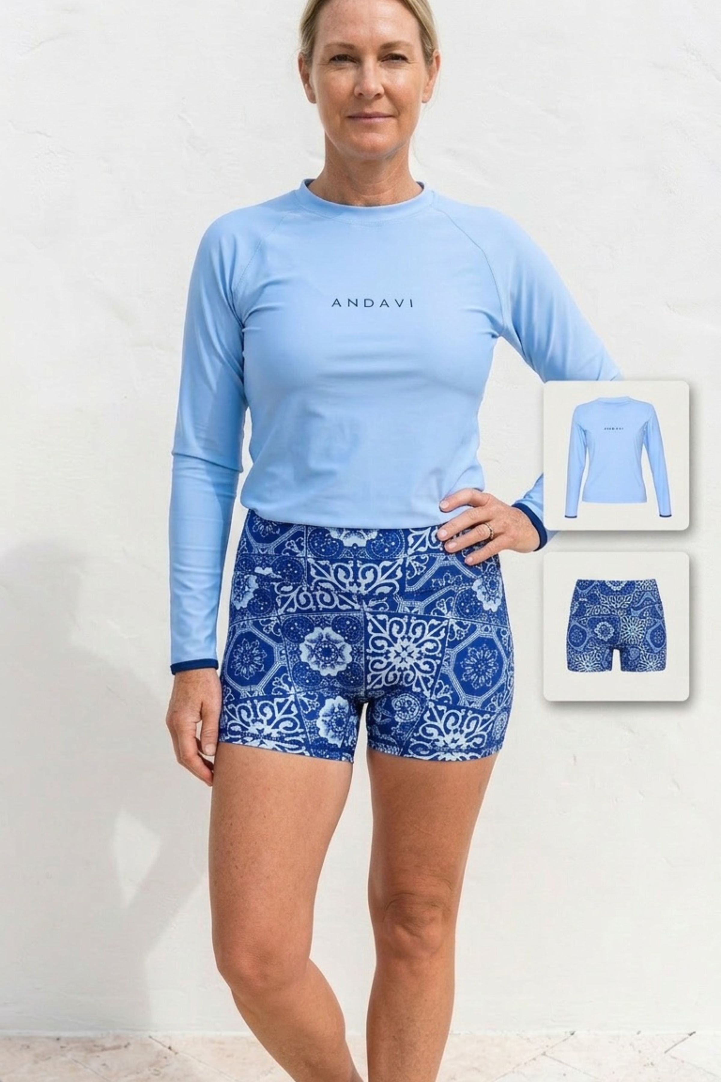 Swim shorts outfit ideas (beach to coffee)
