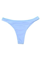 light blue bikini bottom against white background