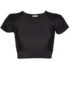 black crop rash guard andavi swim