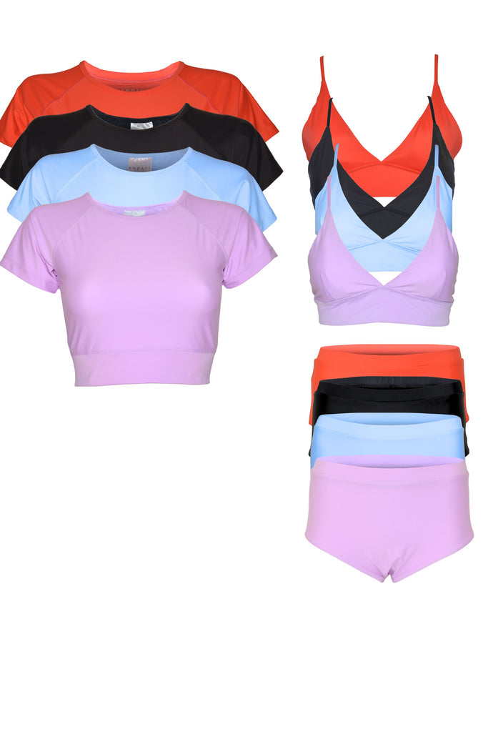 rash guard short sleeve bundle set choose your colour