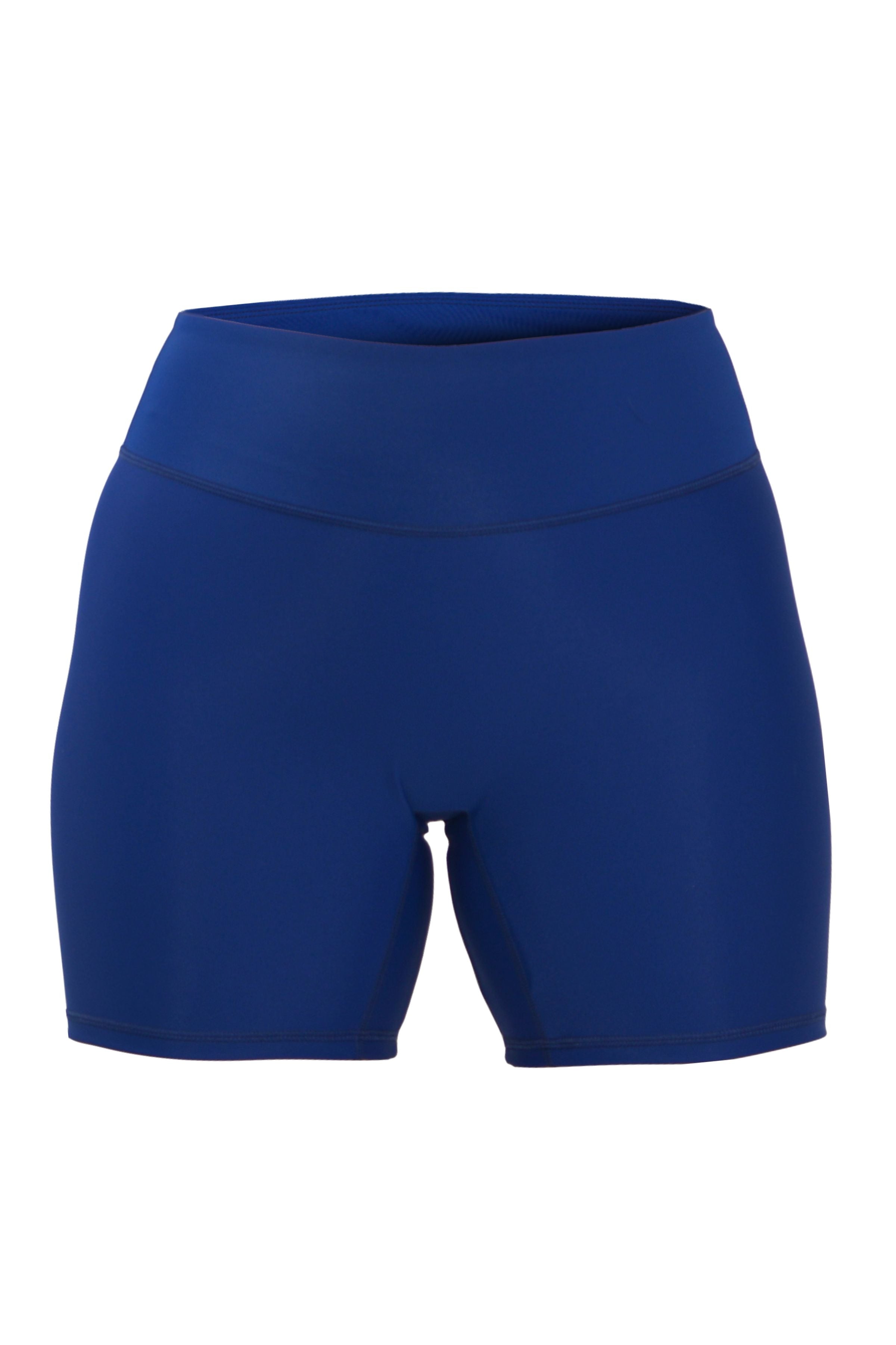 dark blue long leg swim active shorts