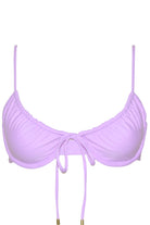 lilac underwire bikini top andavi