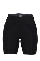 sample black long line womens compression swim active bike short andavi