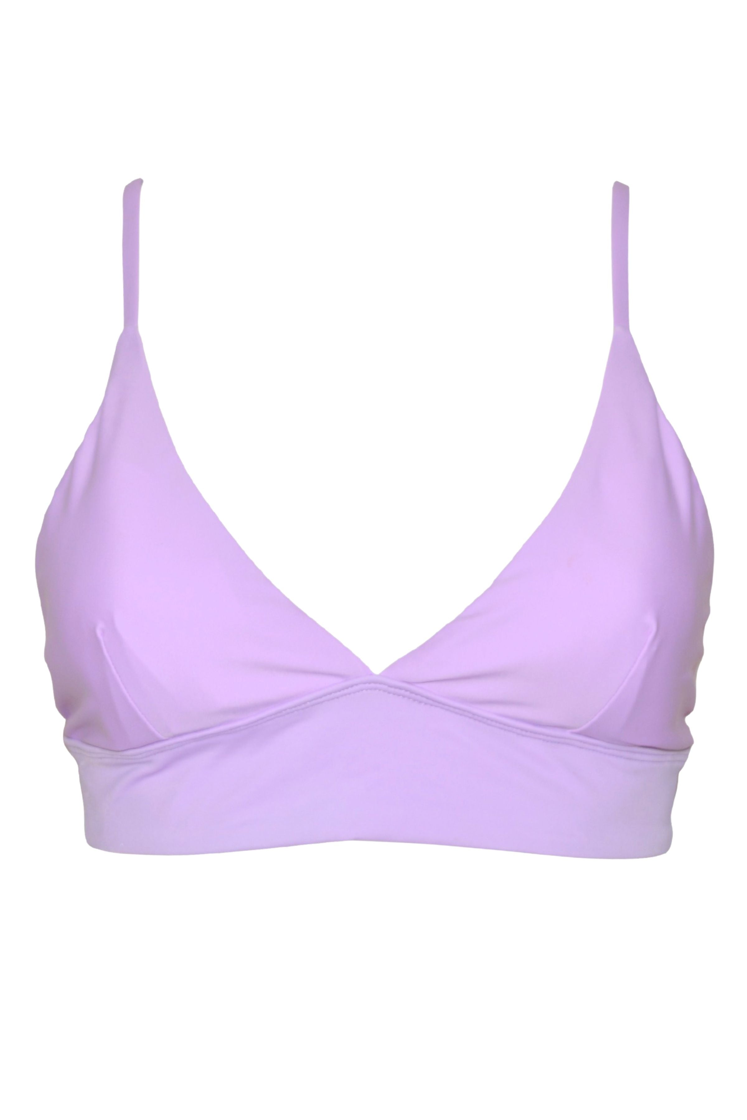 Andavi triangle bikini top lilac