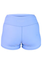 light blue swim shorts back with Andavi Swim Logo sample