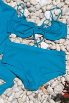 teal bikini sample