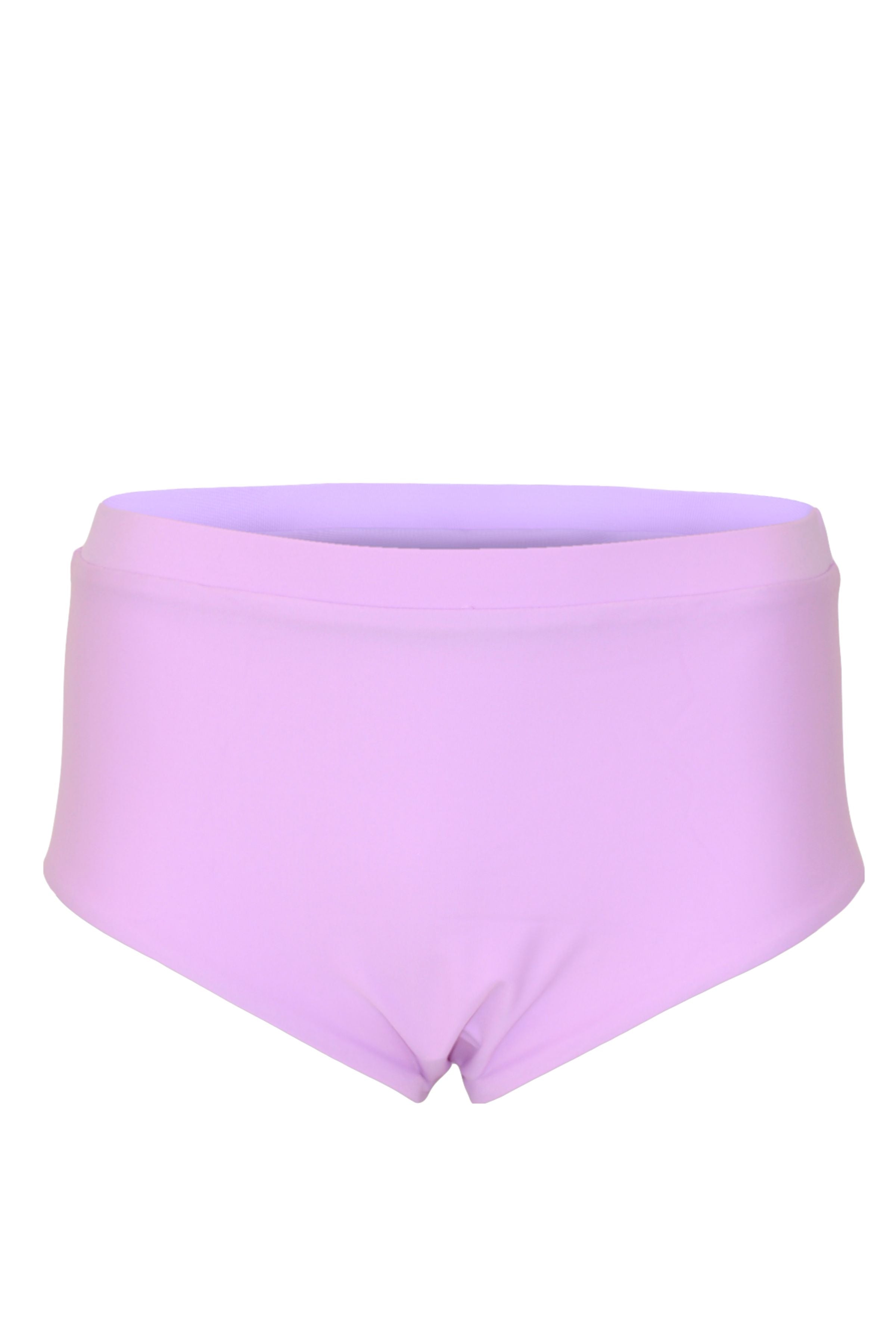 lilac full coverage bikini bottom andavi swim